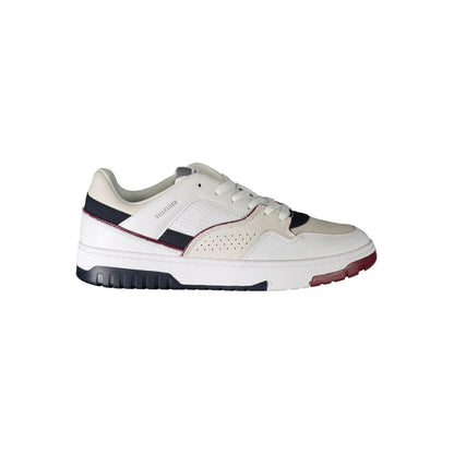 White Polyethylene Men Sneaker-Tommy Hilfiger-LabelTerrace.com