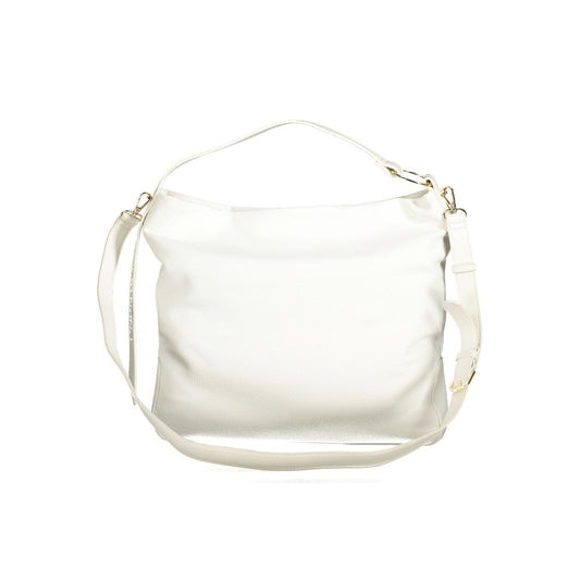 White Polyethylene Women Handbag