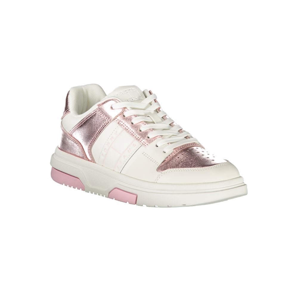 White Polyethylene Women Sneaker-Tommy Hilfiger-LabelTerrace.com