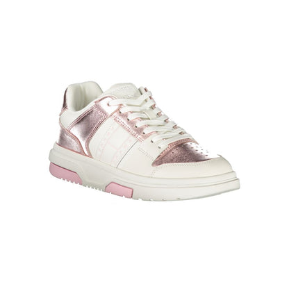 White Polyethylene Women Sneaker-Tommy Hilfiger-LabelTerrace.com