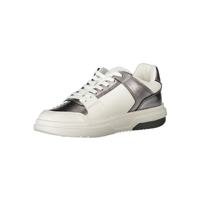 White Polyethylene Women Sneaker-Tommy Hilfiger-LabelTerrace.com