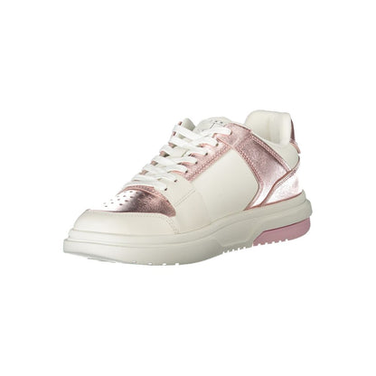 White Polyethylene Women Sneaker-Tommy Hilfiger-LabelTerrace.com