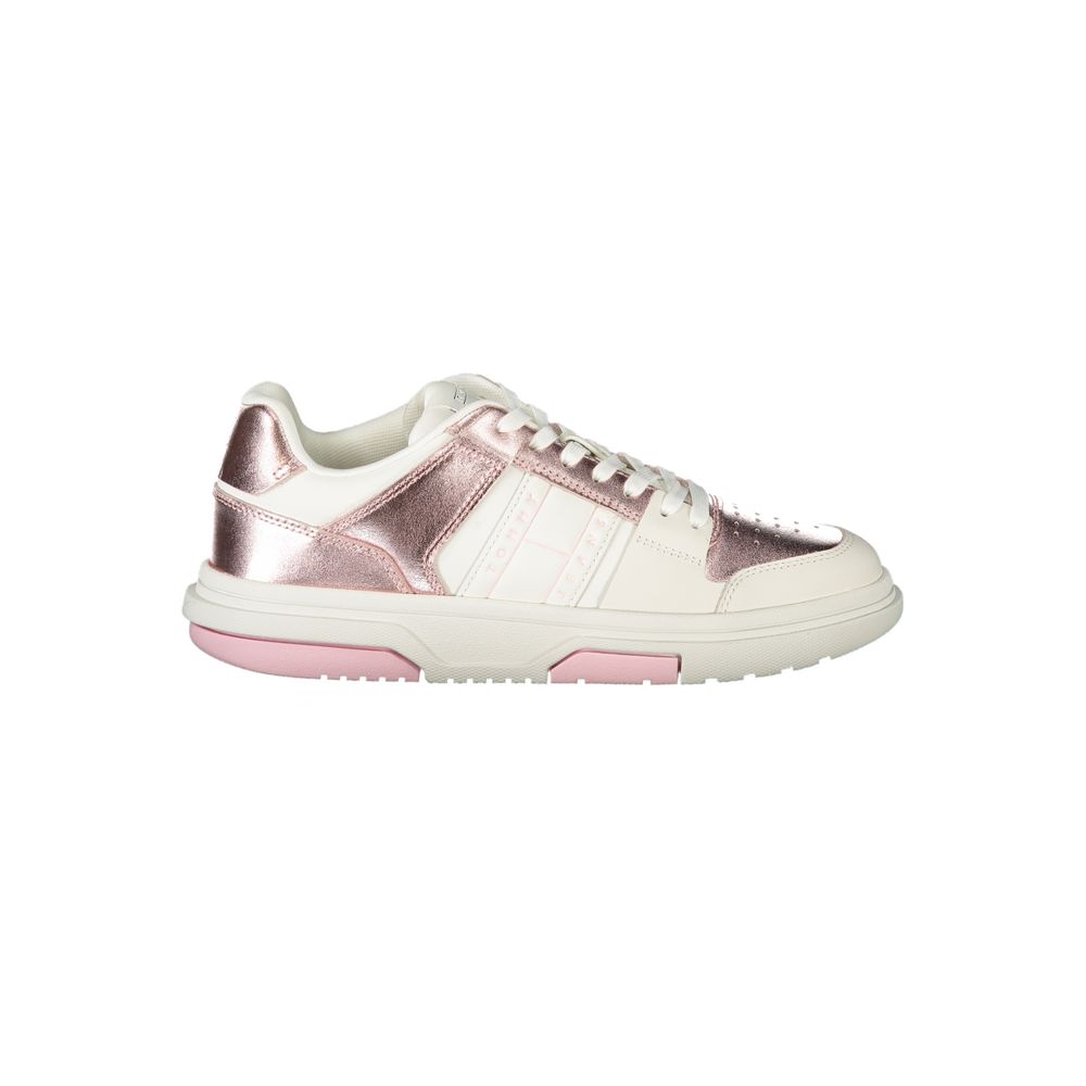 White Polyethylene Women Sneaker-Tommy Hilfiger-LabelTerrace.com