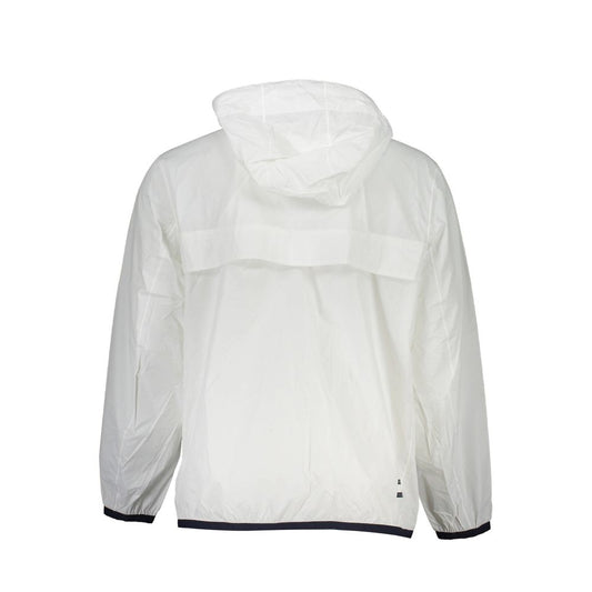 White Recycled Nylon Men Jacket-Tommy Hilfiger-LabelTerrace.com