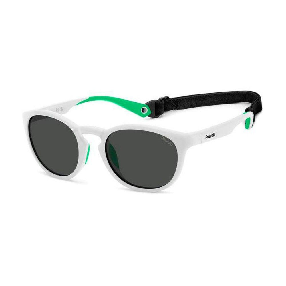 White Resin Sunglasses-Polaroid-LabelTerrace.com