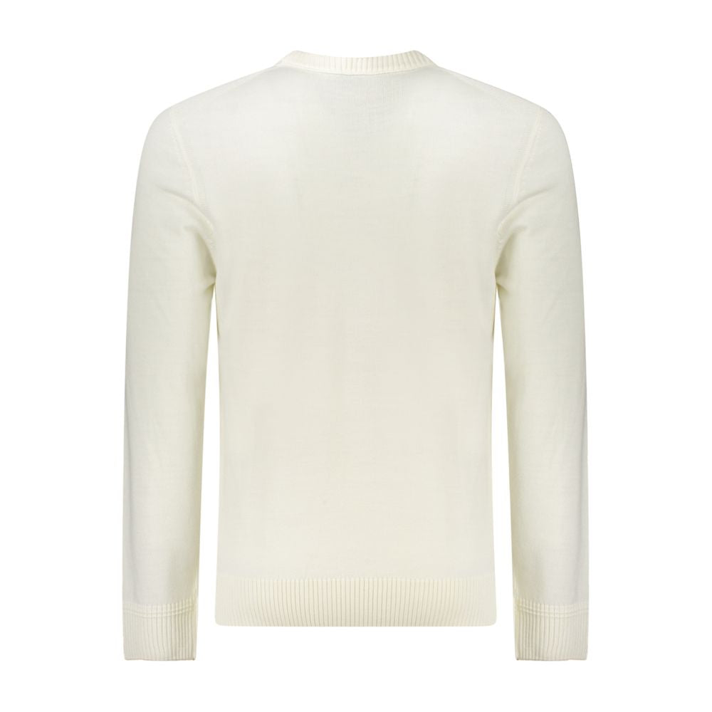 White Wool Men Sweater-Hugo Boss-LabelTerrace.com