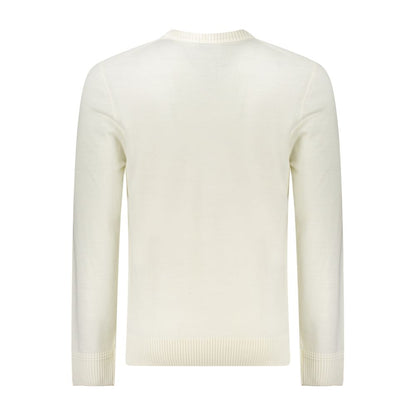 White Wool Men Sweater-Hugo Boss-LabelTerrace.com