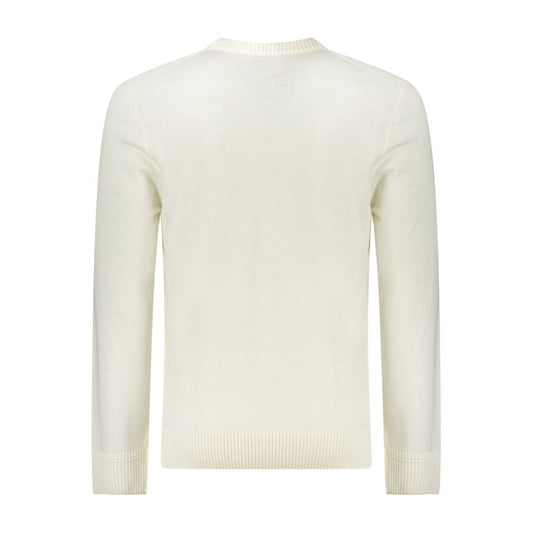 White Wool Men Sweater-Hugo Boss-LabelTerrace.com