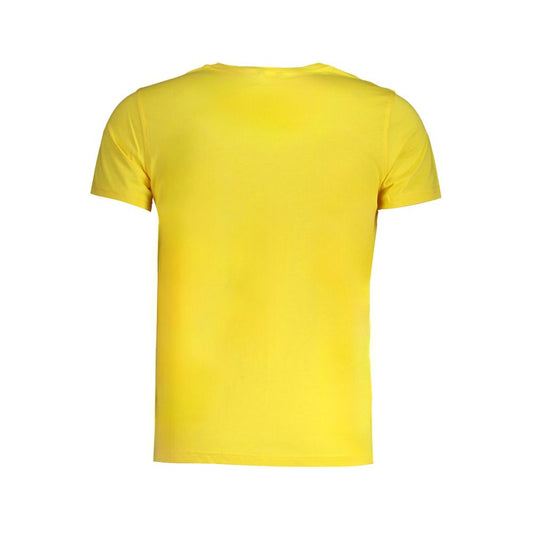 Yellow Cotton T-Shirt-K-WAY-LabelTerrace.com