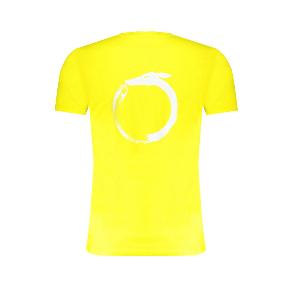 Yellow Cotton T-Shirt-Trussardi-LabelTerrace.com