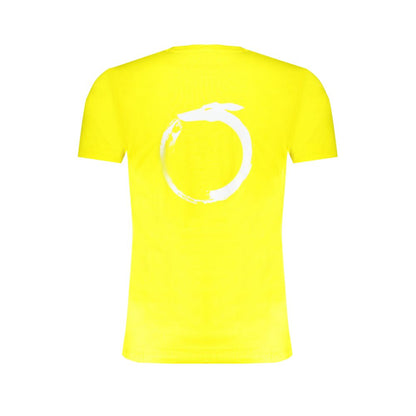 Yellow Cotton T-Shirt-Trussardi-LabelTerrace.com