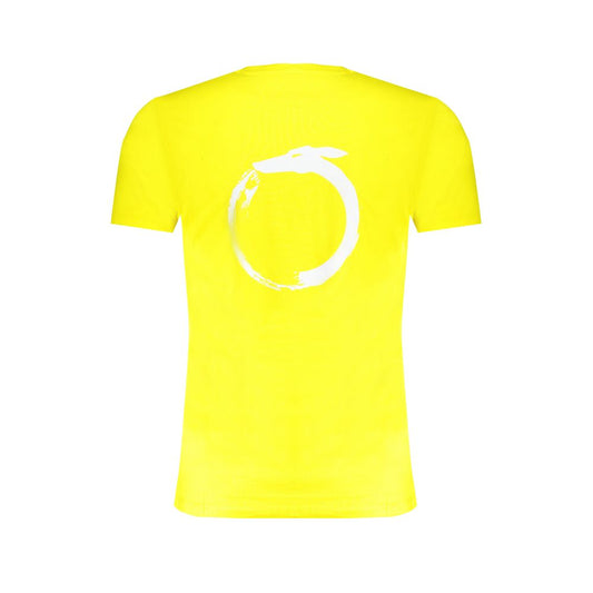Yellow Cotton T-Shirt-Trussardi-LabelTerrace.com