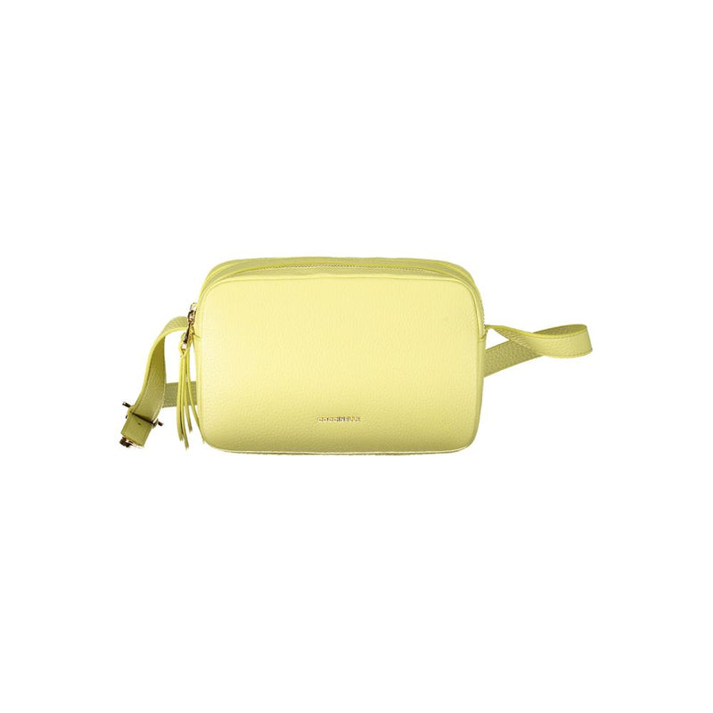 Yellow Leather Handbag-Coccinelle-LabelTerrace.com