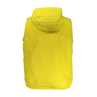 Yellow Polyester Men Jacket-K-WAY-LabelTerrace.com