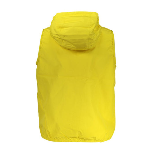 Yellow Polyester Men Jacket-K-WAY-LabelTerrace.com