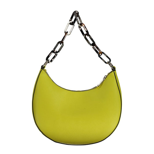 Yellow Polyethylene Women Handbag-Mario Valentino-LabelTerrace.com