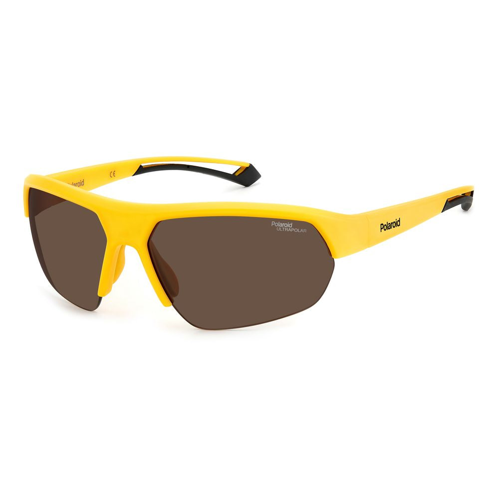 Yellow Resin Sunglasses-Polaroid-LabelTerrace.com